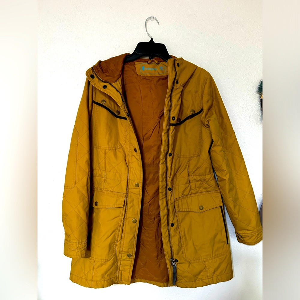 Cotopaxi jacket - mustard yellow canvas